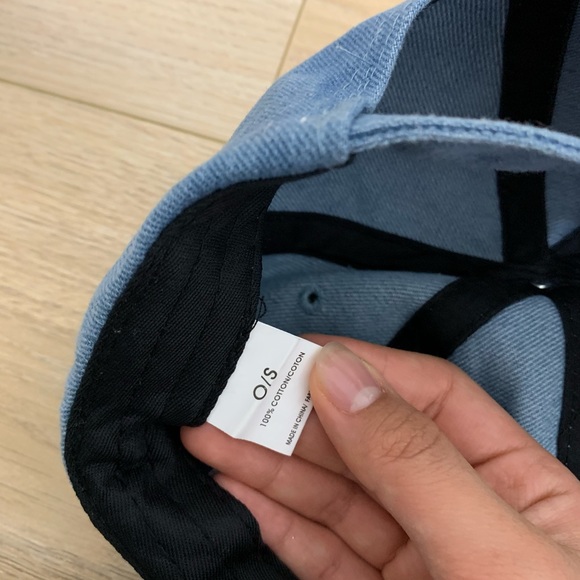 Denim double ring ball cap - Picture 4 of 5